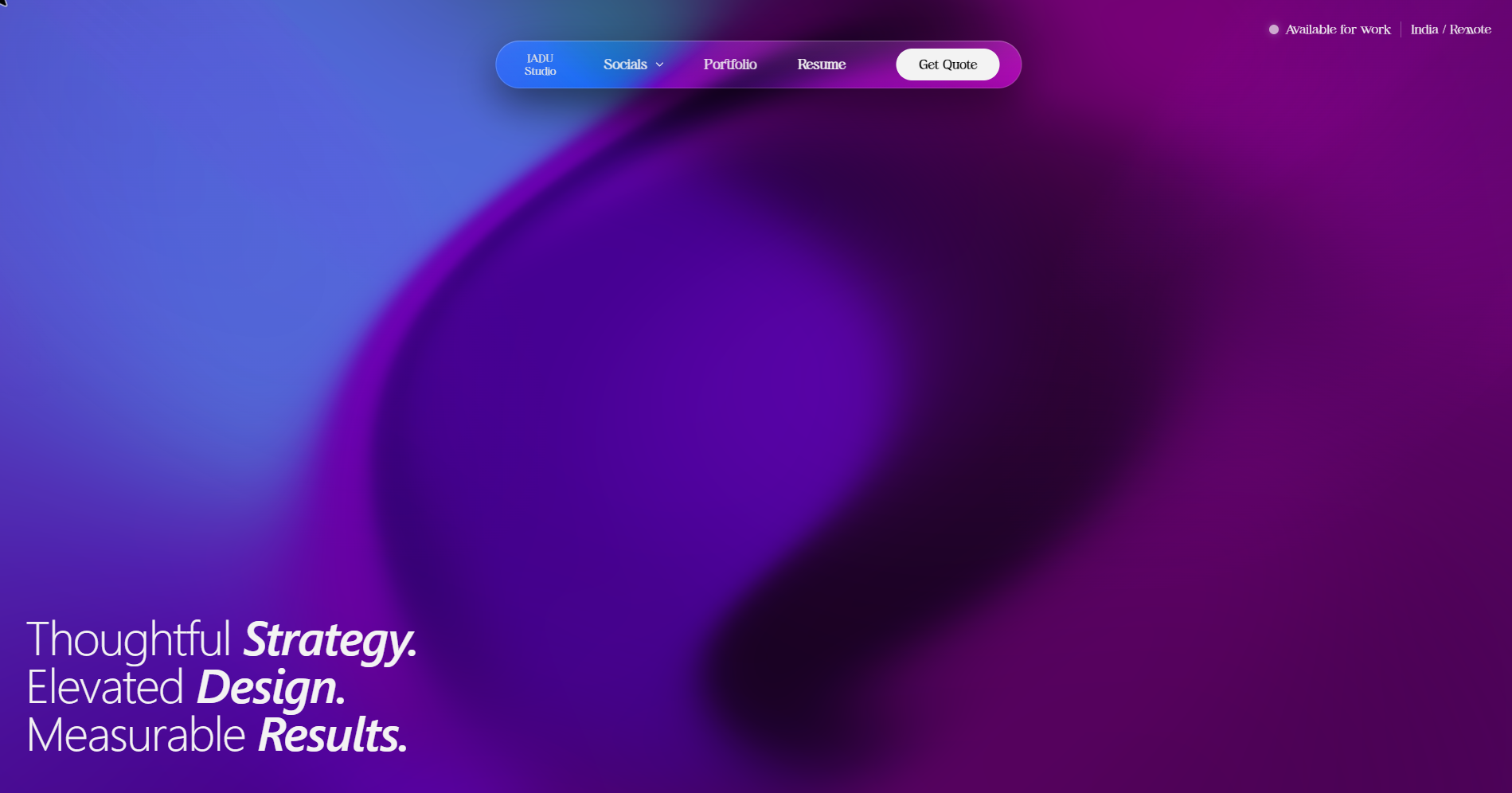 I.A.D.U. - Creative Designer Portfolio